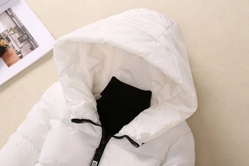 Winterjacke Damen Parka Mit Kapuze Gepolstert Warm