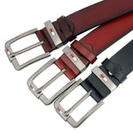 Herren Gürtel Aus PU Leder Mit Pin Schnalle Alltagstauglich Jeans Freizeit