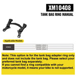 Rhinowalk Magnetische Tanktasche 6,5 L Motorradfahrer Schnellverschluss