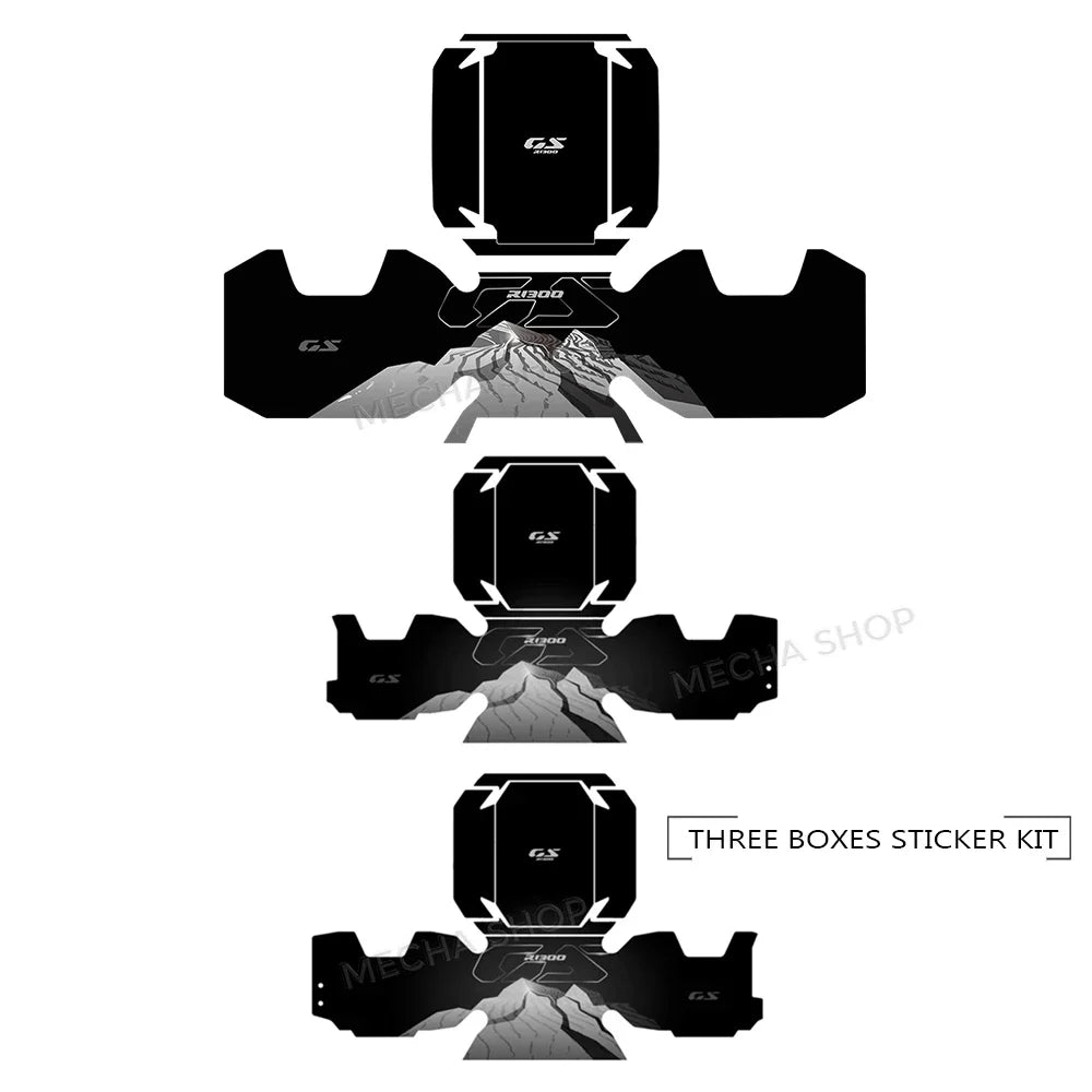 Aluminium Kofferaufkleber Motorrad Schutz Kit Für R1300GS Adventure 2025