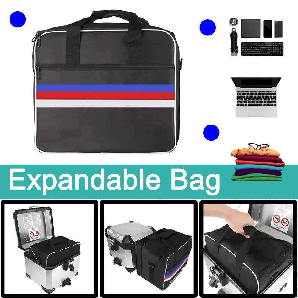 Erweiterbare Pannier Top Fall Innen Taschen Für BMW R1250GS Adventure