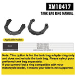 Rhinowalk Magnetische Tanktasche 6,5 L Motorradfahrer Schnellverschluss