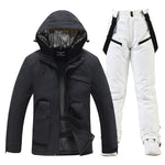 Herren Skianzug Wasserdicht Winddicht Winter
