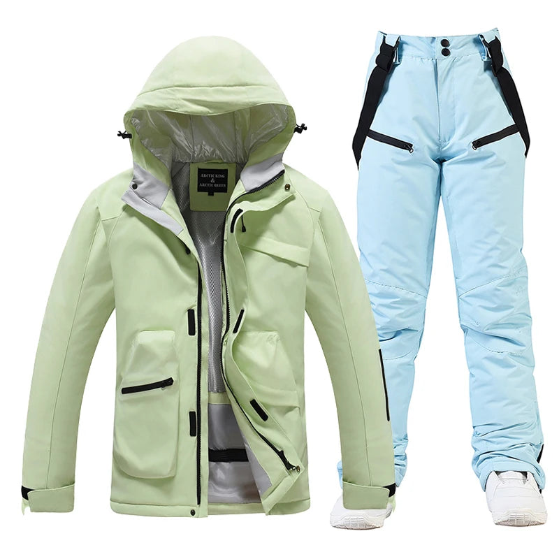 Herren Skianzug Wasserdicht Winddicht Winter