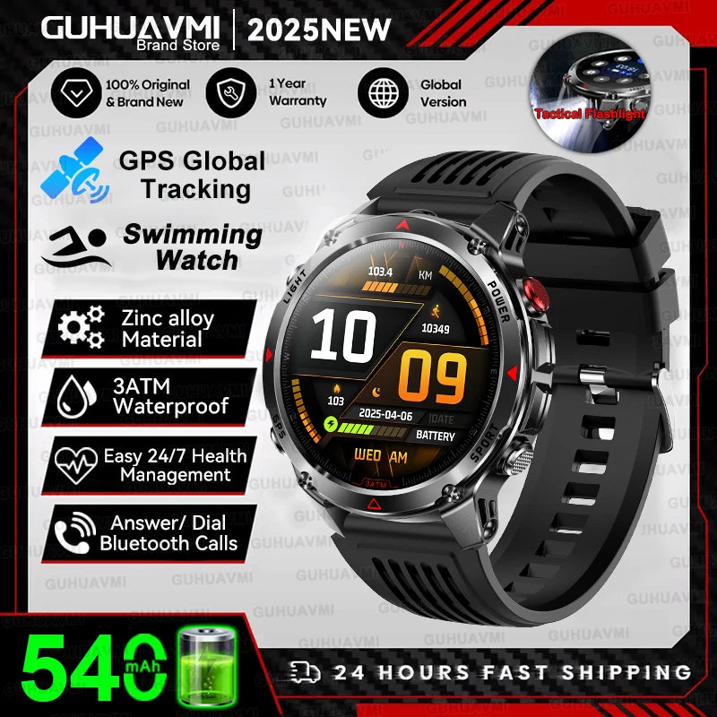 Damen GPS-Sport-Smartwatch HT37 Mit AMOLED Display Und Gesundheitsfunktionen