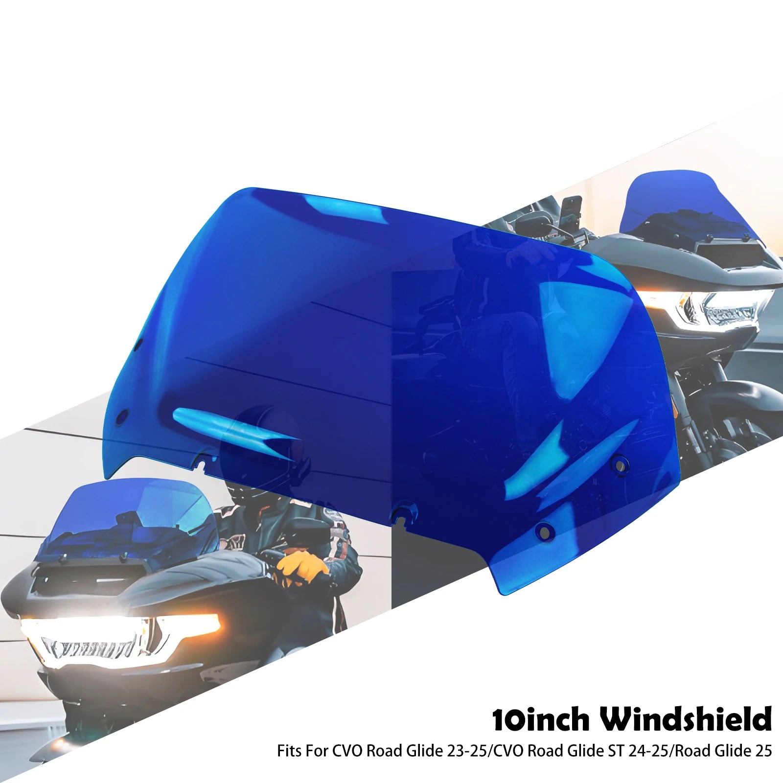 Windschutzscheibe 10 Zoll für Harley Touring CVO Road Glide – ABS