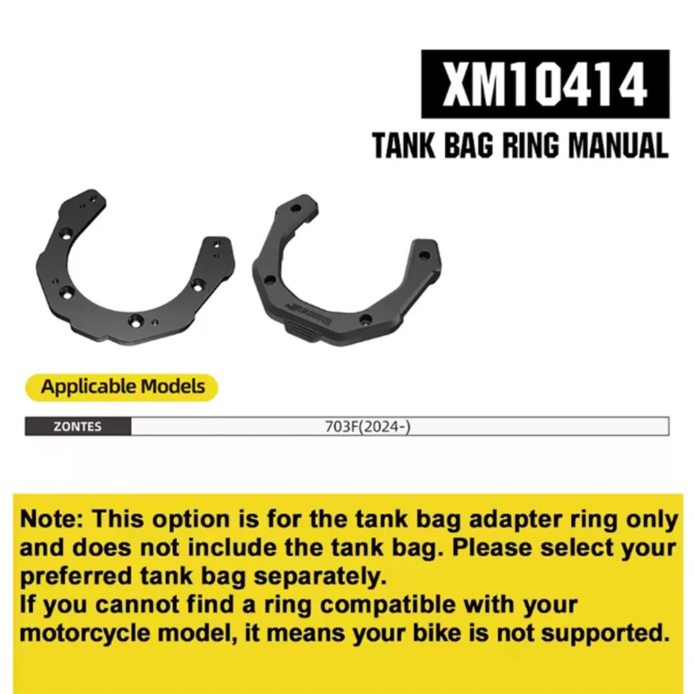 Rhinowalk Magnetische Tanktasche 6,5 L Motorradfahrer Schnellverschluss