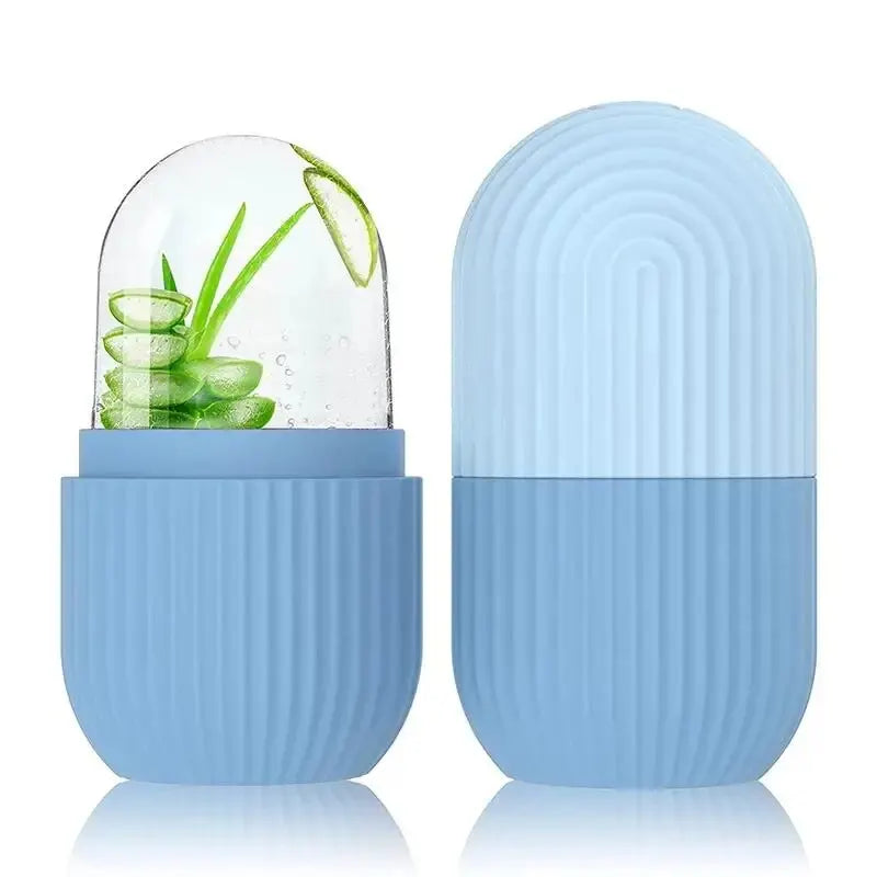 Eisball Massageroller Silikon Kühlende Konturstraffung Gesicht Damen Augenringe