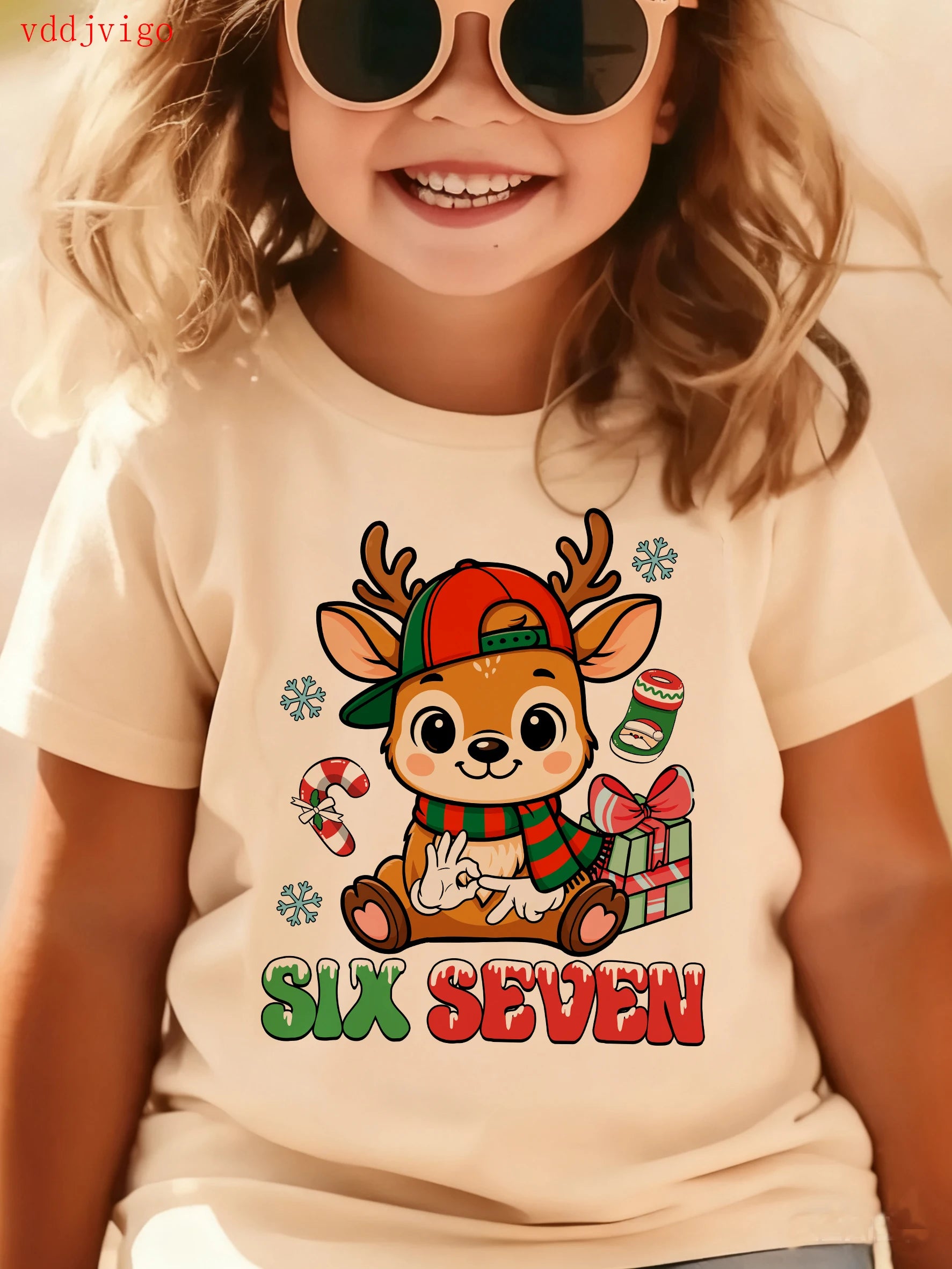 Kinder Streetwear T Shirt Meme Design Y2K Weihnachtsgeschenk