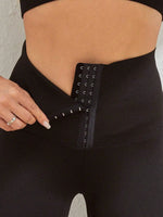 Damen Hochtaillierte Trainingsleggings Bauchkontrolle Po Lift Körperformung