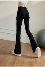 Damen Yoga-Hose High Waist Figurformend Nude-Feeling – Sport-Leggings