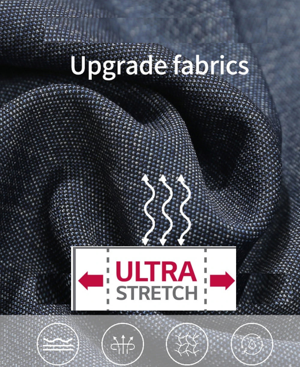 Damen Push Up Jeans Bauchkontrolle Hohe Taille Super Stretch