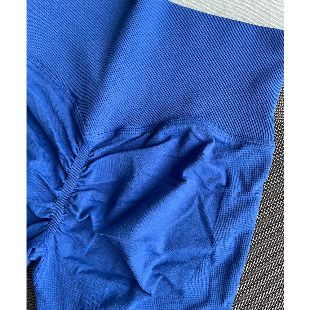 Damen Yoga Leggings Hoher Bund Nahtlos Atmungsaktiv Po Lift Gym Hose