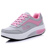 Damen Sneaker Outdoor Netzstoff Leicht Atmungsaktiv Reise Blau