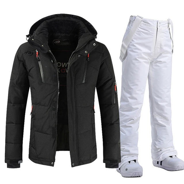 Herren Skianzug Wasserdicht Winddicht Winter