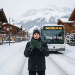 Winter Thermo Fahrradhandschuhe Herren Wasserabweisend Warm Touchscreen