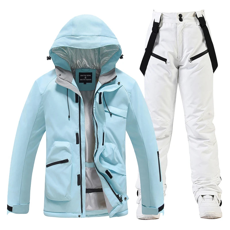 Herren Skianzug Wasserdicht Winddicht Winter