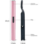Elektrische Wimpernzange Damen Mini Beheizt Tragbar Schnelle Erwärmung