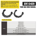 Rhinowalk Magnetische Tanktasche 6,5 L Motorradfahrer Schnellverschluss