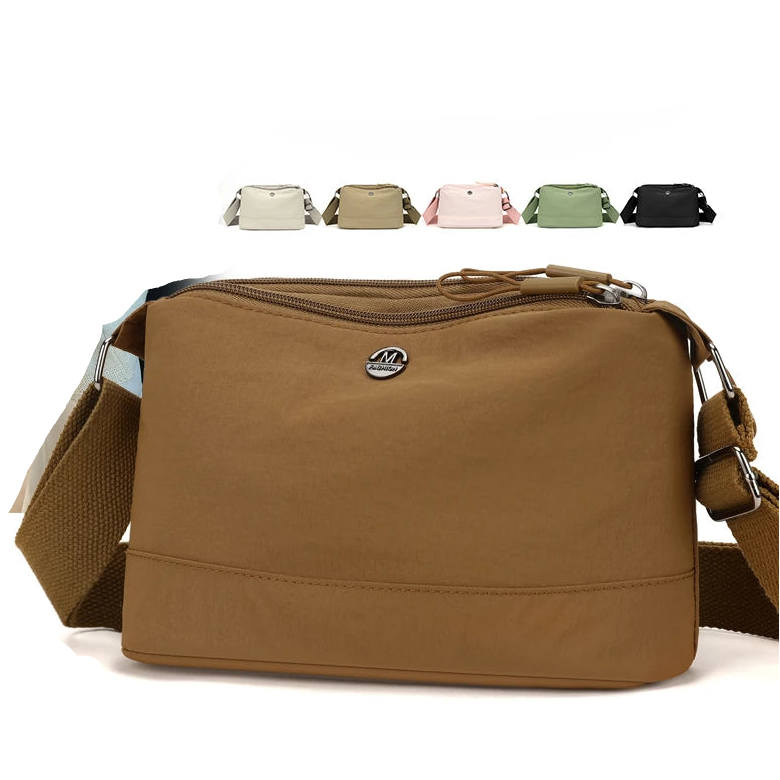 Damen Umhängetasche Wasserdichte Nylon Mehrlagige Grosse Kapazität