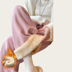 Damen Cordhose Weites Bein Warm Bequem Atmungsaktiv Herbst Winter