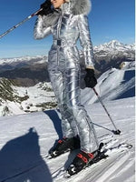 Damen Skianzug Wasserdicht Winddicht Winter