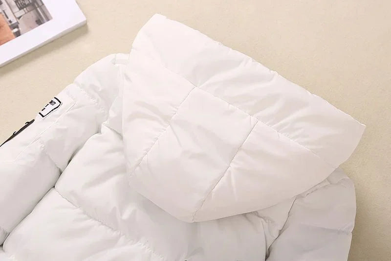 Winterjacke Damen Parka Mit Kapuze Gepolstert Warm