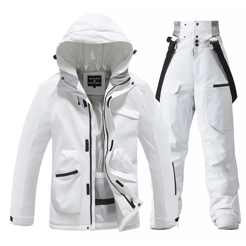Herren Skianzug Wasserdicht Winddicht Winter