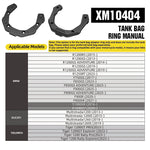 Rhinowalk Magnetische Tanktasche 6,5 L Motorradfahrer Schnellverschluss