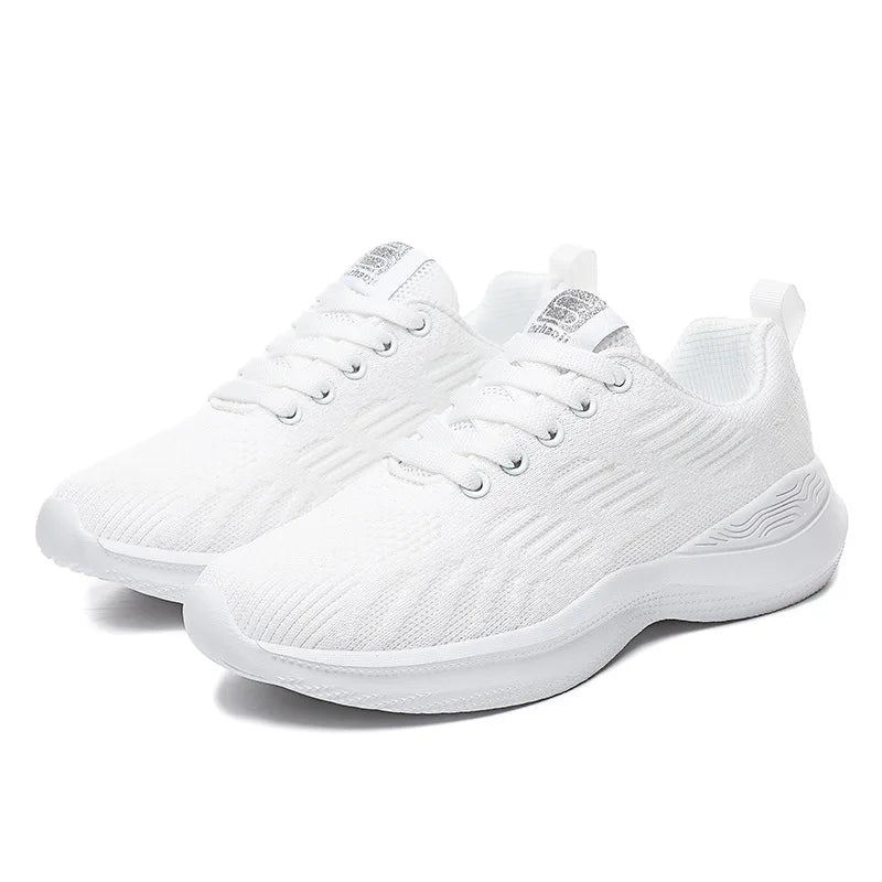 Damen Laufschuhe Mesh Atmungsaktiv Air Kissen Leicht Sportschuhe