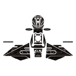 Motorrad Tankpad Epoxidharz 3D Schutzaufkleber BMW R1300GS 2024 2025