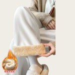 Damen Cordhose Weites Bein Warm Bequem Atmungsaktiv Herbst Winter