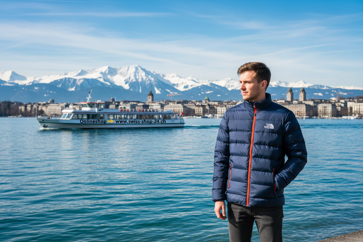 Herren Übergangsjacke Mit Extra Warme Fütterung Ohne Kapuze Alltagslook