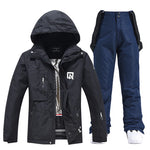 Damen Skianzug Wasserdicht Winddicht Winter