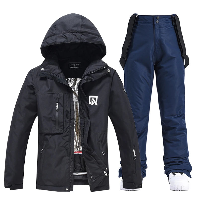 Damen Skianzug Wasserdicht Winddicht Winter