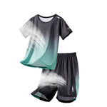 Schnell Trocknender Kurzarm-Sportanzug Kinder Kinetische Passform