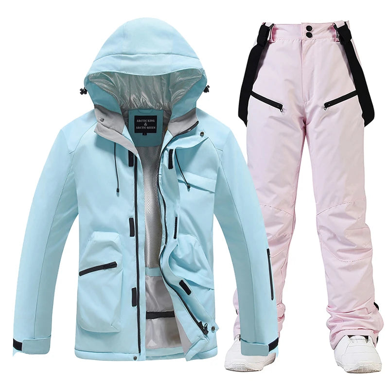 Herren Skianzug Wasserdicht Winddicht Winter