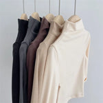 Kinder Unisex Rollkragen Langarmshirt Warmes Fleece Herbst Winter