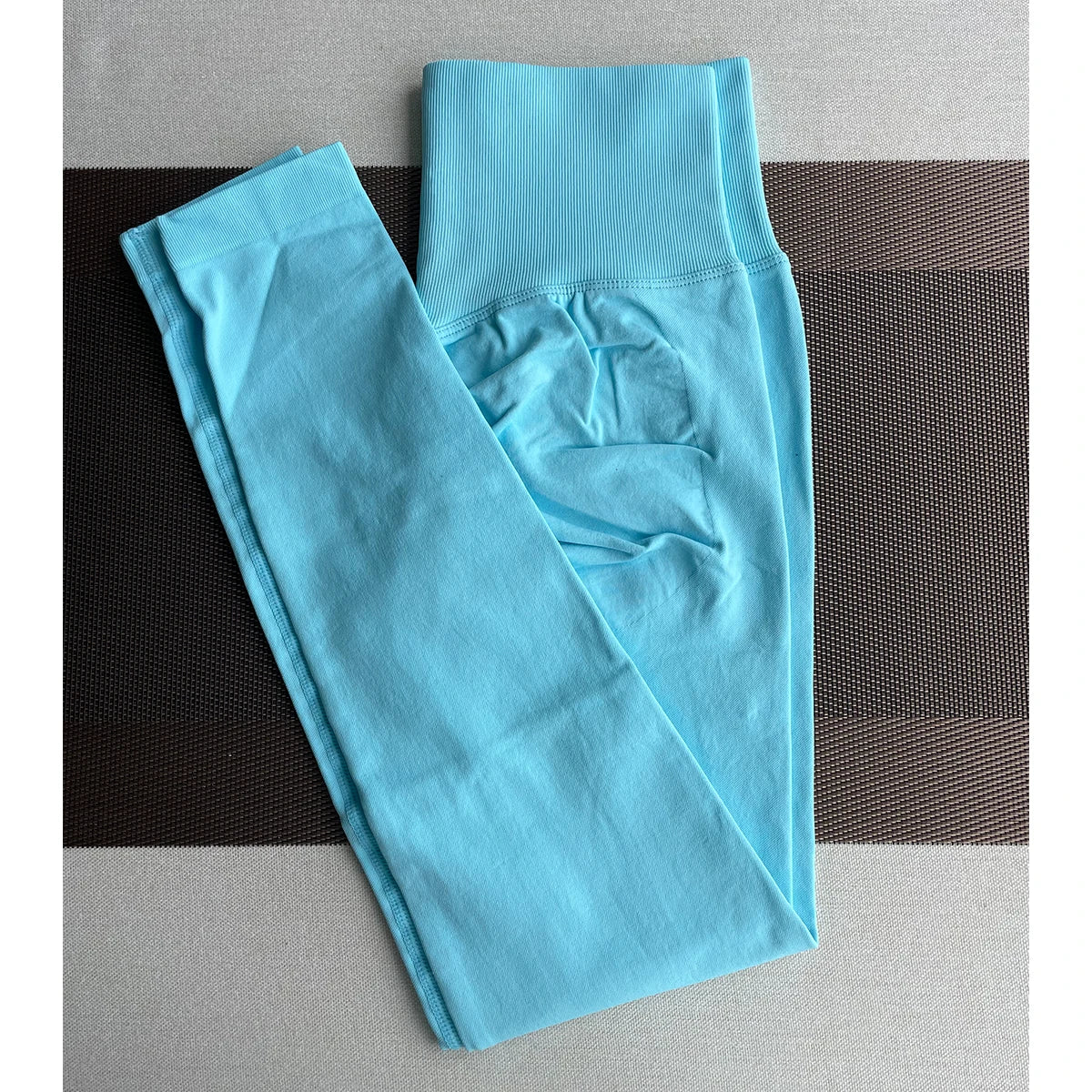 Damen Yoga Leggings Hoher Bund Nahtlos Atmungsaktiv Po Lift Gym Hose