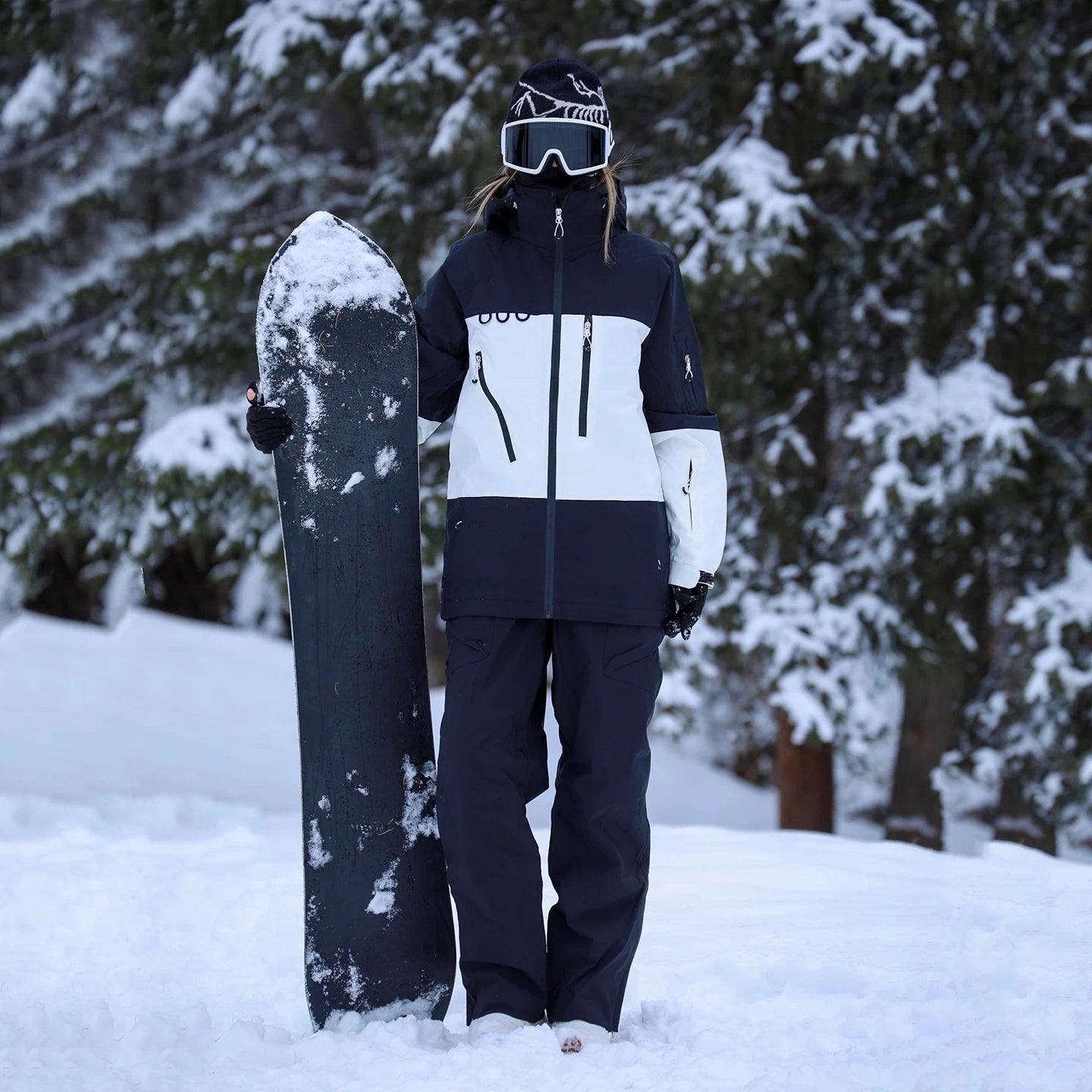 Damen Skianzug Wasserdicht Winddicht Winter