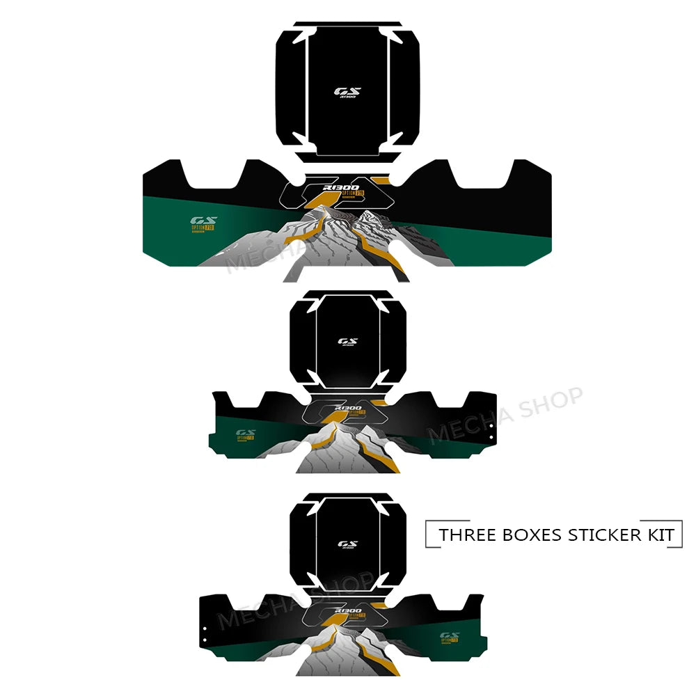 Aluminium Kofferaufkleber Motorrad Schutz Kit Für R1300GS Adventure 2025