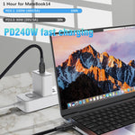 USB C Kabel 5 m USB3.2 Gen2 TypC 20 Gbps PD 240W Für MacBook Pro Und iPad Pro