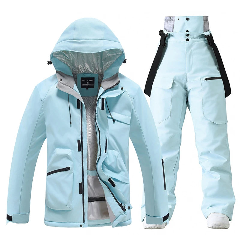 Herren Skianzug Wasserdicht Winddicht Winter