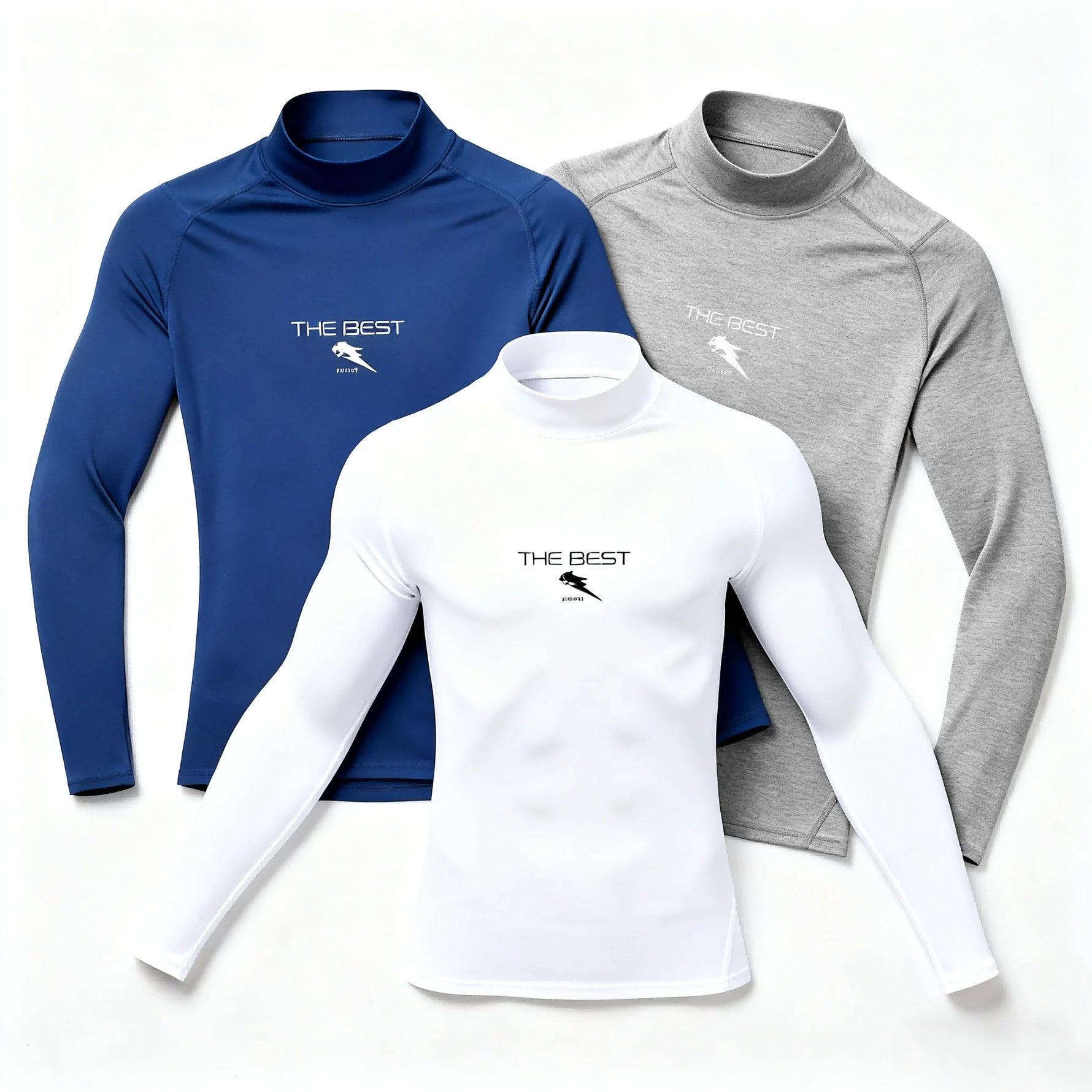 Herren Kompressionsshirt Schnell Trocknend Elastisch Für Fitness