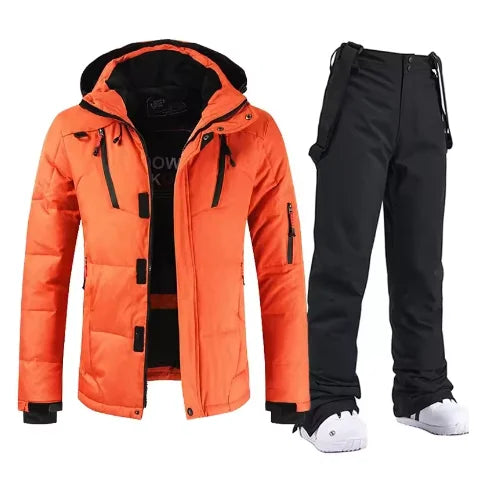 Herren Skianzug Wasserdicht Winddicht Winter