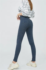 Damen Push Up Jeans Bauchkontrolle Hohe Taille Super Stretch