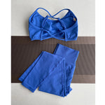 Damen Yoga Leggings Hoher Bund Nahtlos Atmungsaktiv Po Lift Gym Hose