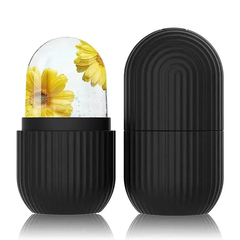 Eisball Massageroller Silikon Kühlende Konturstraffung Gesicht Damen Augenringe