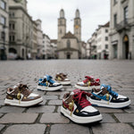 Warme Kinder Winter Sneaker Unisex Aus PU Leder Gefüttert Mit Rutschfester Sohle