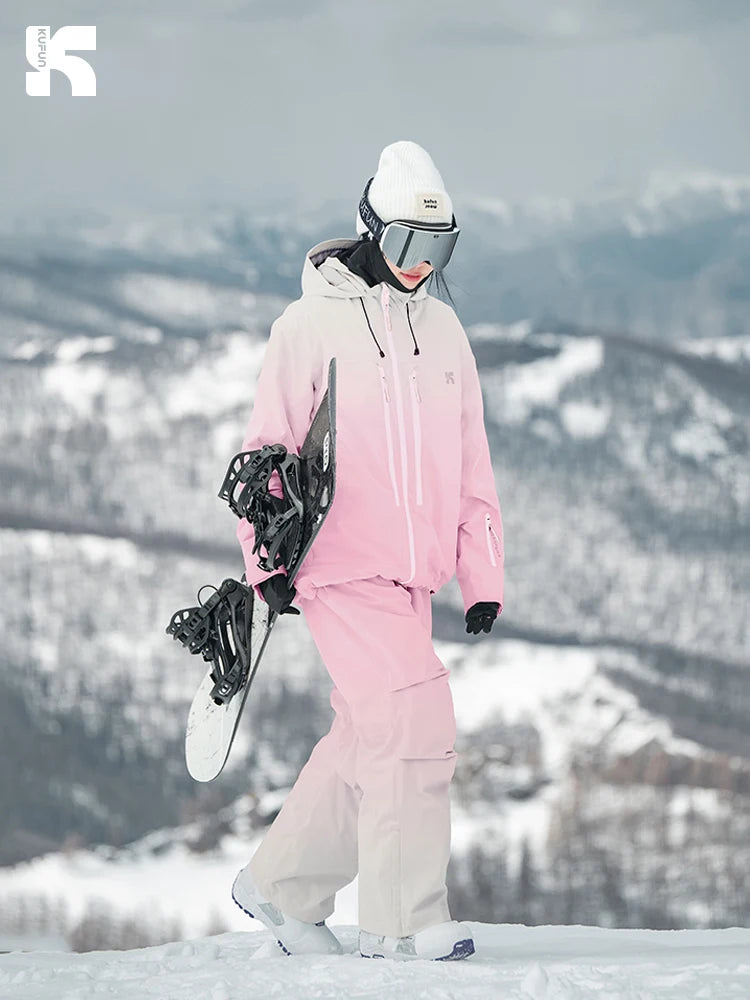 Herren Skianzug Wasserdicht Winddicht Winter